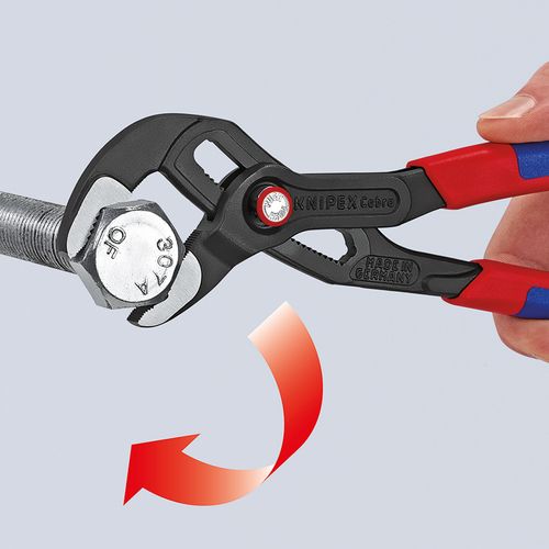 Main product image of 10" Cobra QuickSet High-Tech Water Pump Pliers w/ Multi-Component Grips