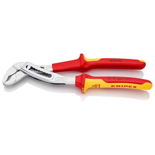 Main product image of 10" Insulated Alligator Water Pump Pliers, Chrome
