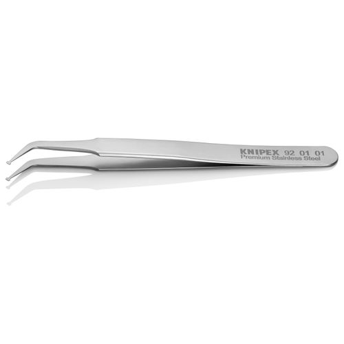 Main product image of 4-1/2" SMD Precision Tweezers, 45-Degree Angle, 0.33 mm Tip Width