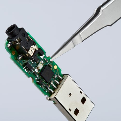 Main product image of 4-3/4" Premium Stainless Steel Positioning Tweezers