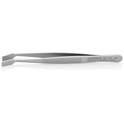 Main product image of 4" Premium Stainless Steel Gripping Tweezers, 30-Degree Angle