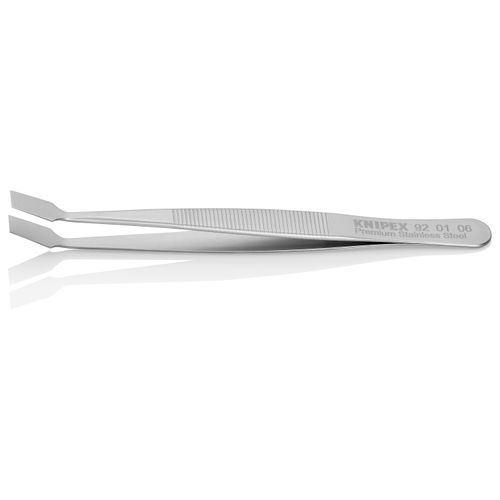 Main product image of 4" Premium Stainless Steel Gripping Tweezers, 30-Degree Angle