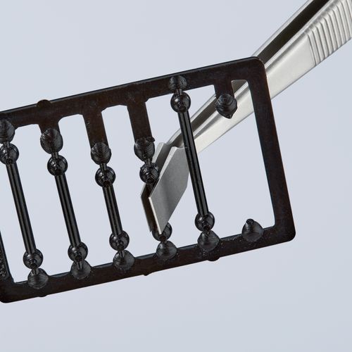 Main product image of 4" Premium Stainless Steel Gripping Tweezers, 30-Degree Angle
