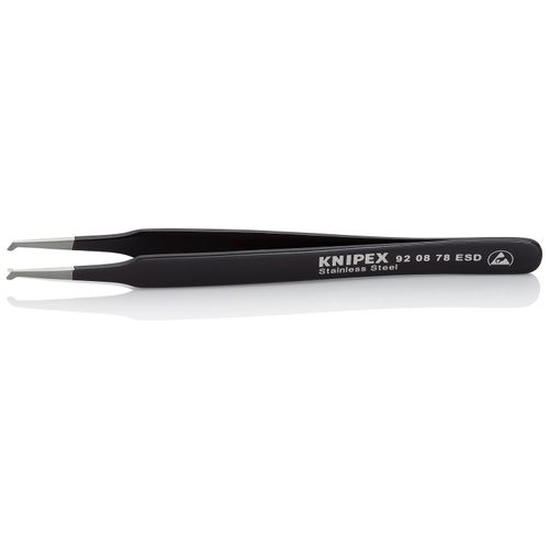 Main product image of 4-3/4" Stainless Steel Positioning Tweezers, 90-Degree Angle