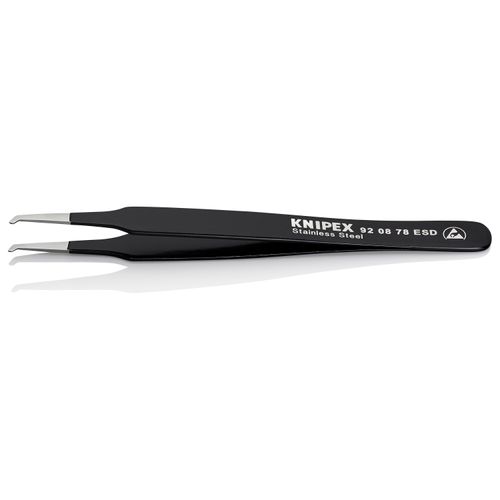 Main product image of 4-3/4" Stainless Steel Positioning Tweezers, 90-Degree Angle