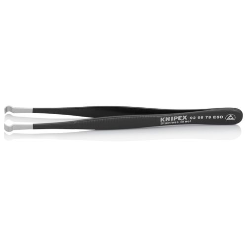 Main product image of 4-3/4" Stainless Steel Positioning Tweezers w/ ESD Coating