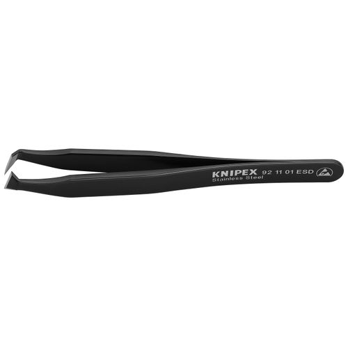 Main product image of 4-1/2" Stainless Steel Cutting Tweezers w/ ESD Coating, 35-Degree Angle