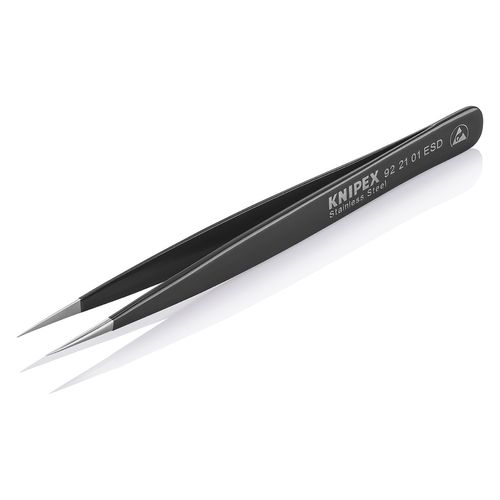 Main product image of 5" Stainless Steel Gripping Tweezers, Needle-Point Tips