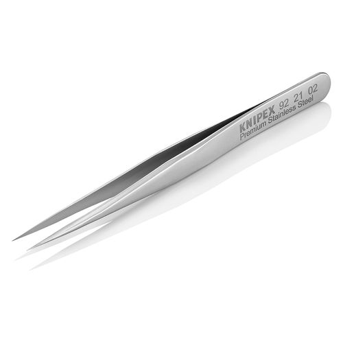 Main product image of 4-3/4" Premium Stainless Steel Gripping Tweezers, Needle-Point Tips