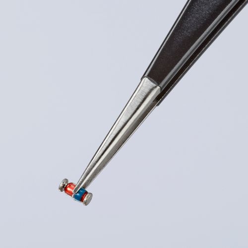 Main product image of 5" Stainless Steel Pointed Gripping Tweezers w/ ESD Coating