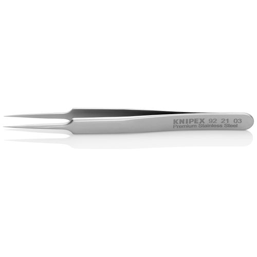 Main product image of 4-1/2" Premium Stainless Steel Gripping Tweezers, Needle-Point Tips