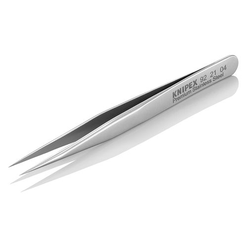 Main product image of 3-1/2" Premium Stainless Steel Gripping Tweezers, Needle-Point Tips