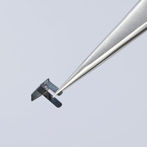 Main product image of 4-1/2" Stainless Steel Gripping Tweezers, Needle-Point Tips