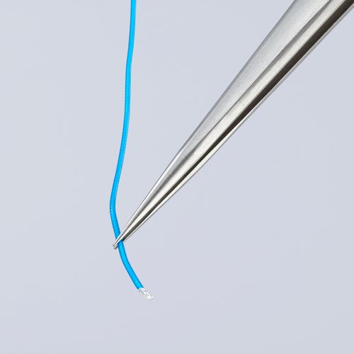 Main product image of 5-1/2" Stainless Steel Gripping Tweezers, Needle-Point Tips