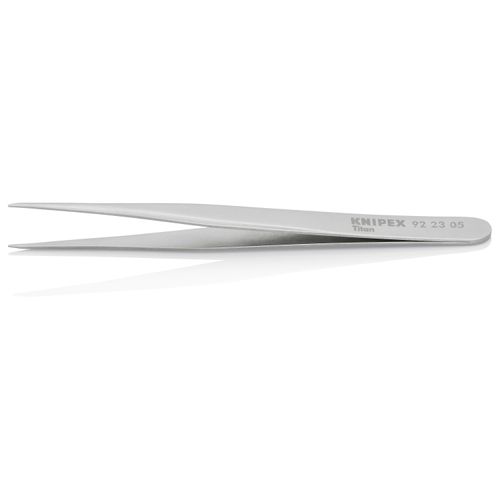 Main product image of 4-3/4" Titanium Gripping Tweezers, Pointed Tips