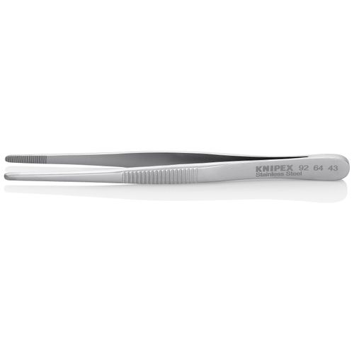 Main product image of 4-3/4" Stainless Steel Insulated Gripping Tweezers, Blunt Tips
