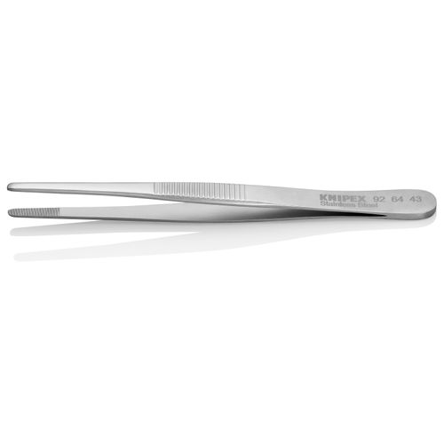 Main product image of 4-3/4" Stainless Steel Insulated Gripping Tweezers, Blunt Tips