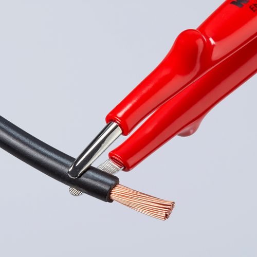Main product image of 5-3/4" Stainless Steel Insulated Gripping Tweezers, Blunt Tips