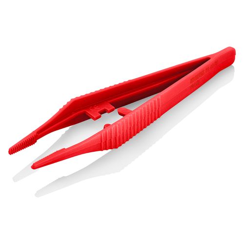 Main product image of 5-1/4" Plastic Gripping Tweezers, Blunt Tips
