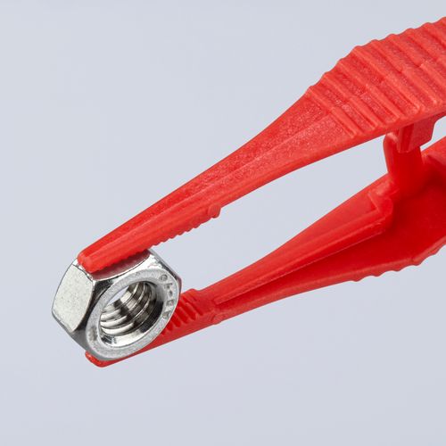 Main product image of 5-1/4" Plastic Gripping Tweezers, Blunt Tips