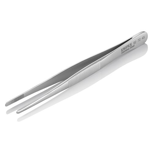 Main product image of 5-3/4" Stainless Steel Gripping Tweezers, Blunt Tips