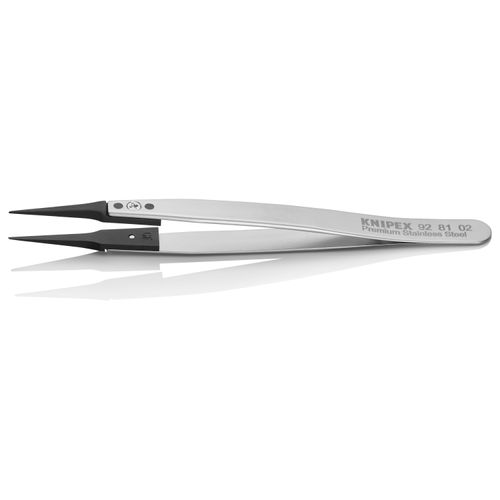 Main product image of 5-1/4" Premium Stainless Steel Gripping Tweezers w/ Replaceable Pointed Tips, Extra-Fine