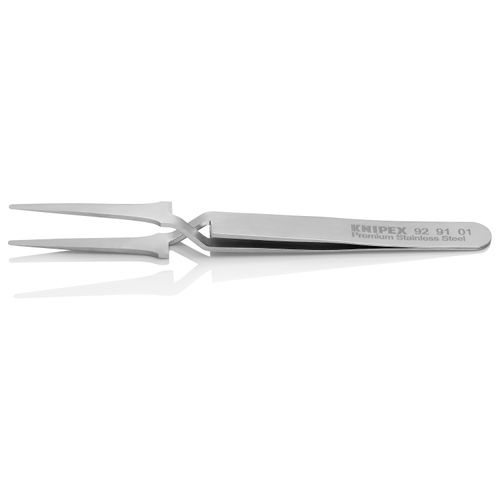 Main product image of 4-3/4" Premium Stainless Steel Gripping Tweezers, Replaceable Tips