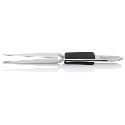 Main product image of 6-1/4" Stainless Steel Gripping Cross-Over Tweezers, Pointed Tips