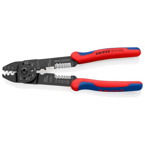 Main product image of 9" Crimping Pliers for Insulated Crimp Terminals, 20-10 AWG