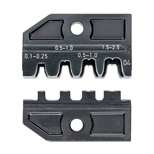 Main product image of Crimping Die for Non-Insulated Open Plug-Type Connectors (Plug Width 2.8 and 4.8 mm)
