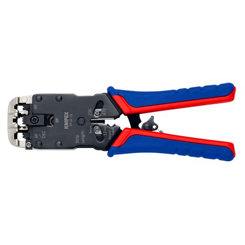 Main product image of 8-1/4" Crimping Pliers for 4-, 6- and 8-Pole Western Plugs