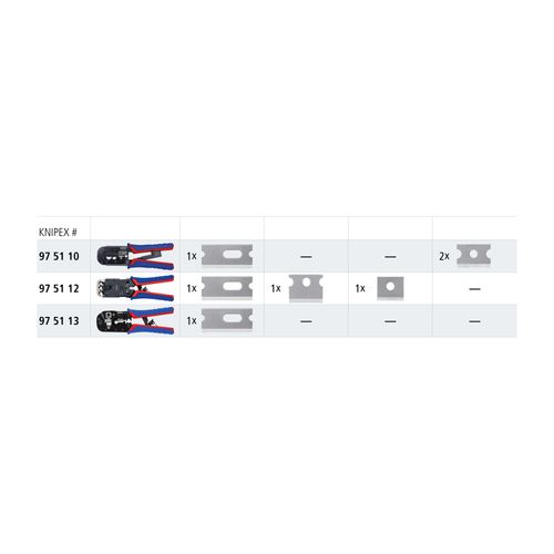 Main product image of Spare Blades for 97 51 10, 97 51 12, 97 51 13