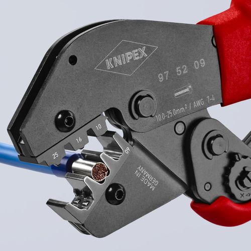 Main product image of 10" Crimping Pliers for Wire Ferrules, 8/6/4 AWG