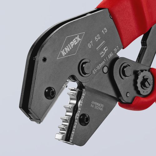 Main product image of 10" Crimping Pliers for Non-Insulated Terminals, Tube and Compression Cable Lugs