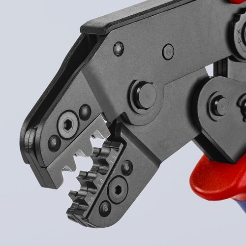 Main product image of 7-1/2" Crimping Pliers for Non-Insulated Open Plug-Type Connectors, 2.8 and 4.8 mm