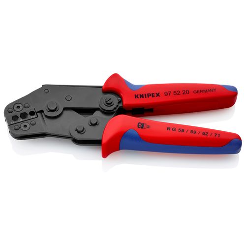 Main product image of 7-1/2" Crimping Pliers for COAX, BNC, and TNC Connectors for RG58/59/62/71/223