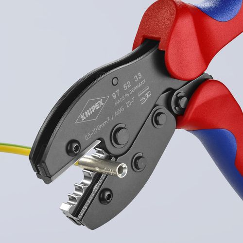 Main product image of 8-1/2" PreciForce Crimping Pliers for Non-Insulated Terminals, Tube and Compression Cable Lugs