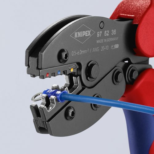 Main product image of 8-1/2" PreciForce Crimping Pliers for Insulated Terminals, Plug Connectors and Butt Connectors