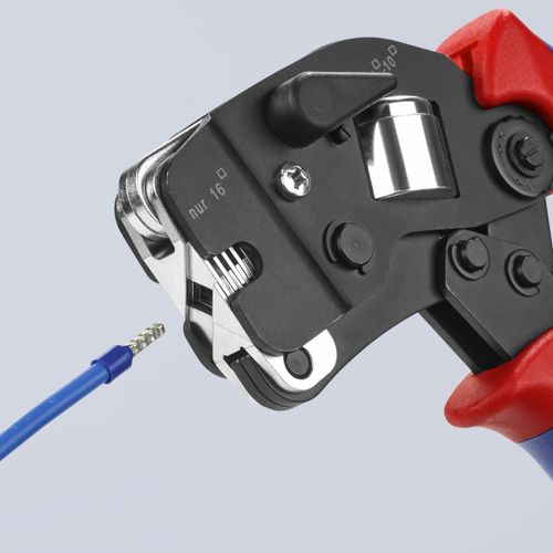 Main product image of 7-1/2" Self-Adjusting Crimping Pliers for Wire Ferrules w/ Selector Lever