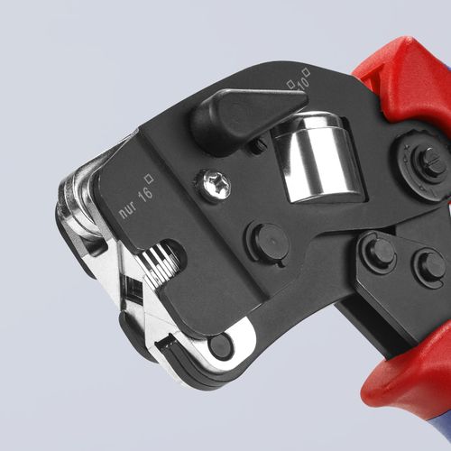 Main product image of 7-1/2" Self-Adjusting Crimping Pliers for Wire Ferrules w/ Selector Lever