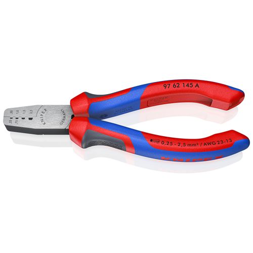 Main product image of 5-3/4" Crimping Pliers for Wire Ferrules w/ Comfort Grip