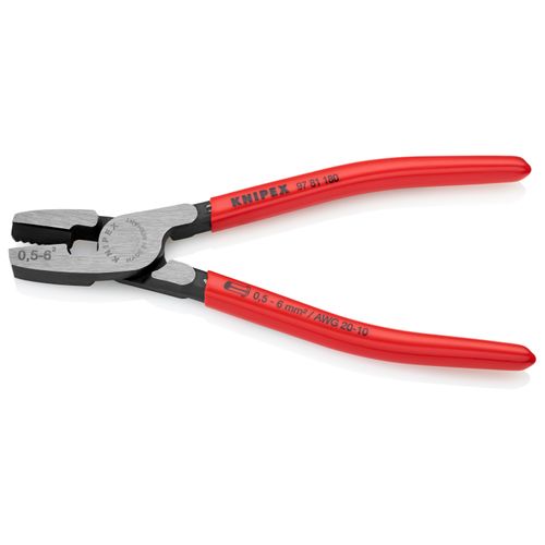 Main product image of 7-1/4" Crimping Pliers for Wire Ferrules, Front Loading