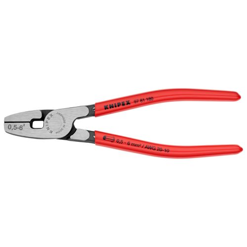 Main product image of 7-1/4" Crimping Pliers for Wire Ferrules, Front Loading