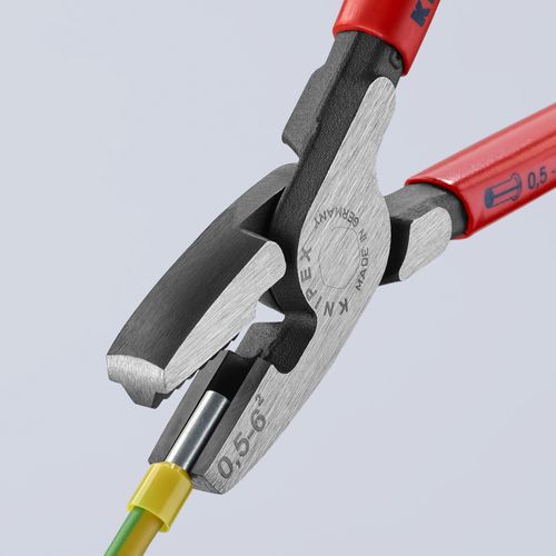 Main product image of 7-1/4" Crimping Pliers for Wire Ferrules, Front Loading