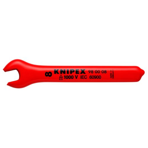 Main product image of 4" Insulated Open End Wrench, 8 mm