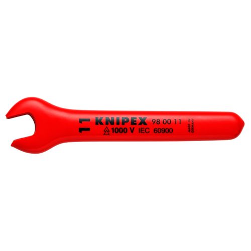 Main product image of 5" Insulated Open End Wrench, 11 mm