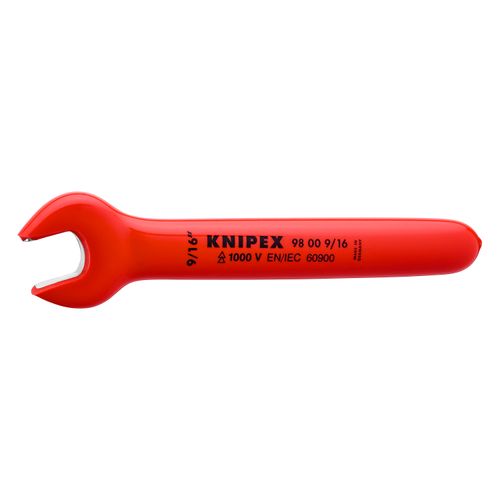 Main product image of 6" Insulated Open End Wrench, 9/16"