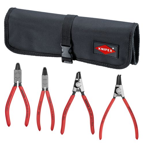 Main product image of 4 Piece 90-Degree Snap Ring Set w/ Tool Roll