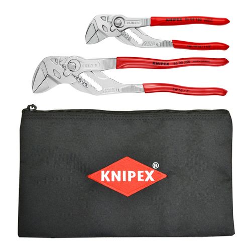 Main product image of 2 Piece Pliers Wrench Set w/ Keeper Pouch (7-1/4", 10")