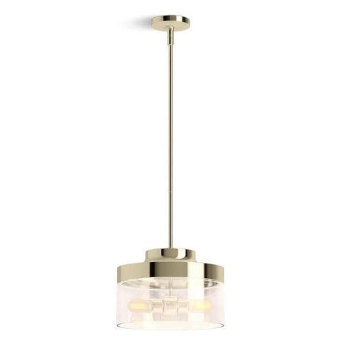 Main product image of Purist 12-1/2 In. 2-Light Pendant (French Gold), 27265-PE02-AFL